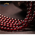 Factory Price Loose Strands Small Size Red 5mm Natural Garnet Beads